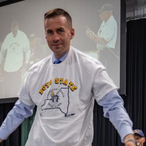 Colin Schmitt shares ‘Orange Vest to Success’ story with Boys’ State&nbsp;2026
